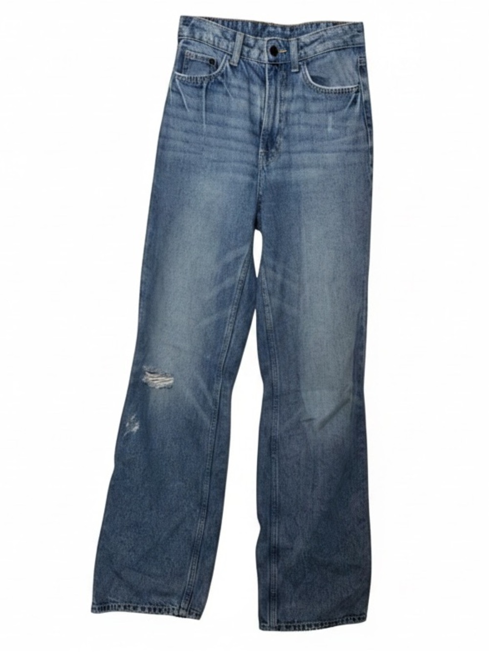 H&M Ultra High Waist Straight Leg Jeans &Denim Size 2